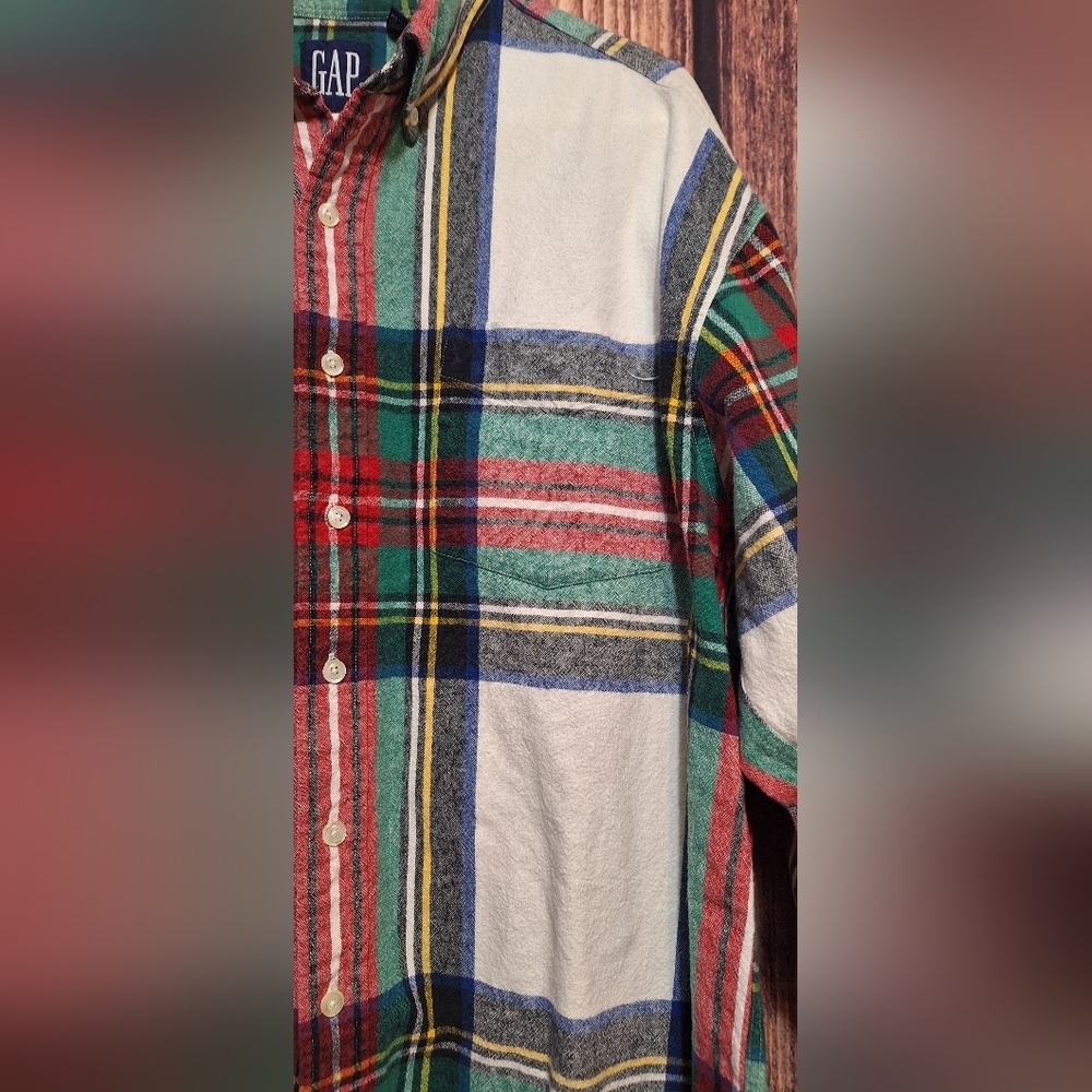 GAP Mens Christmas 100% Cotton Flannel! Size XL - Picture 2 of 4